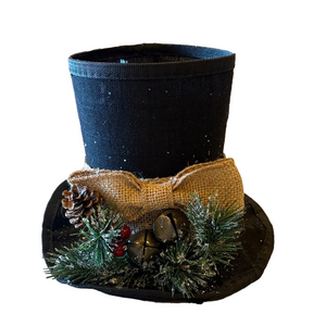 Pink Zebra Snowman Hat Accent Shade